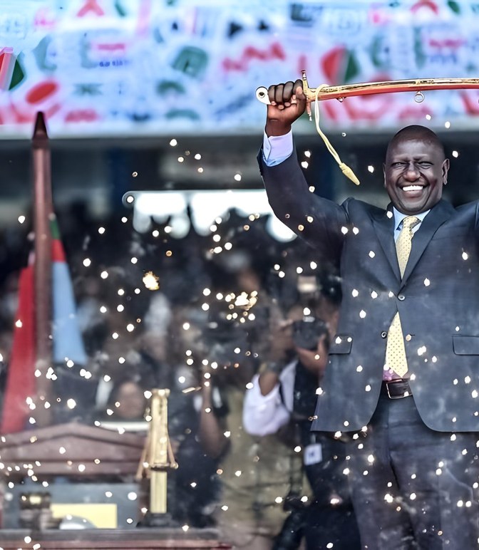 Handover at the 2022 Presidential Inauguration, Kasarani